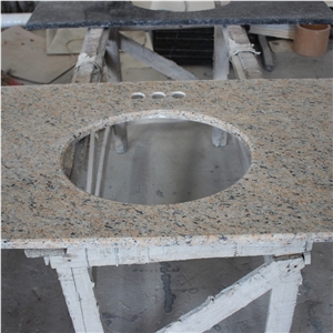 Oriental Gold Granite Bathroom Vanity Tops