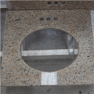 Oriental Gold Granite Bathroom Vanity Tops