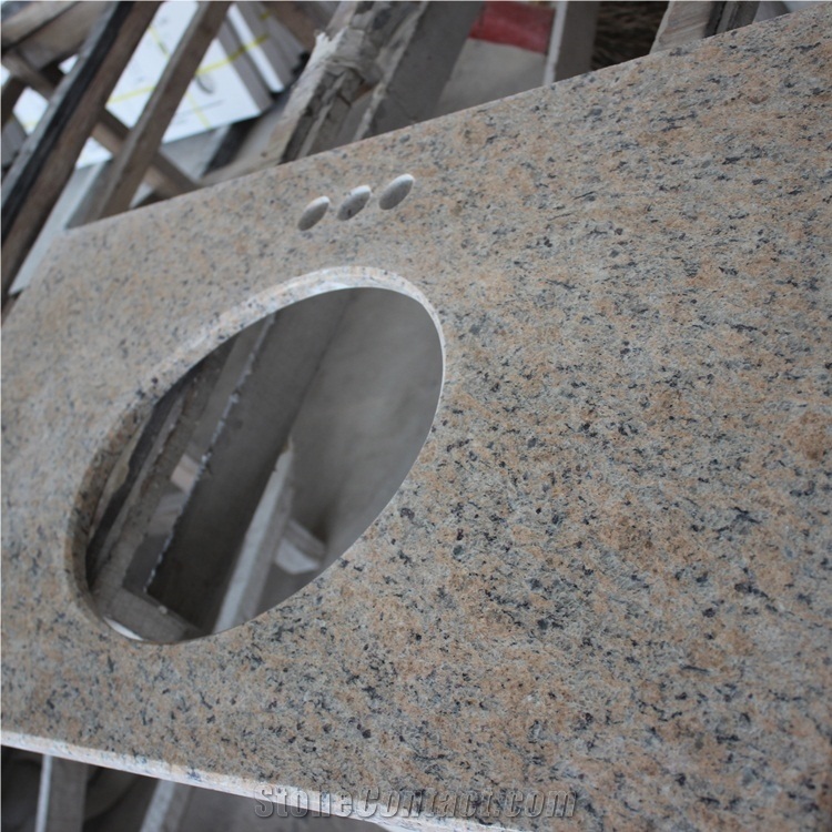 Oriental Gold Granite Bathroom Vanity Tops