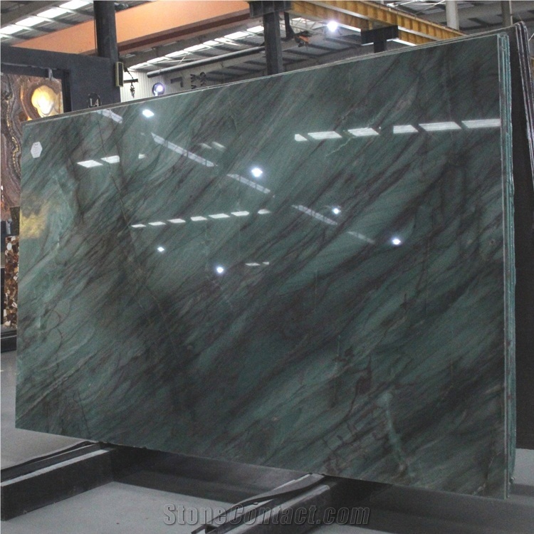 Polished Botanic Green Quartzite Sabs Price