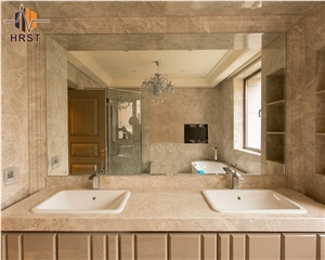 Polished Grey Marble Bathroom Countertop