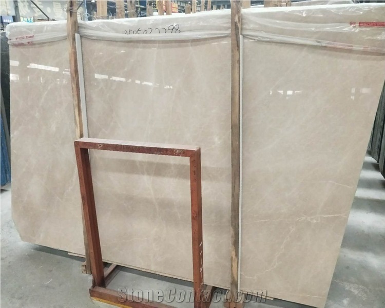 Polished Lisa Beige Marble Slab