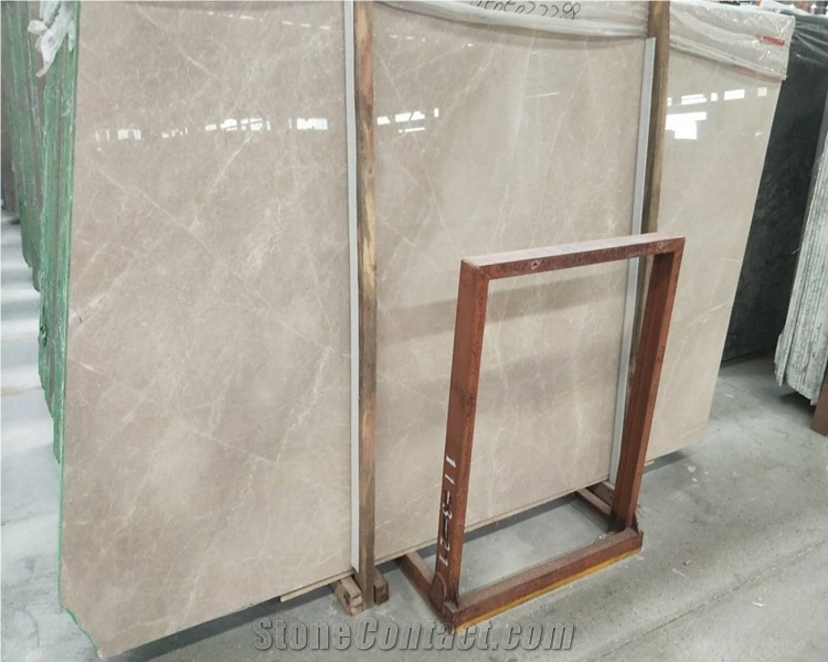 Polished Lisa Beige Marble Slab