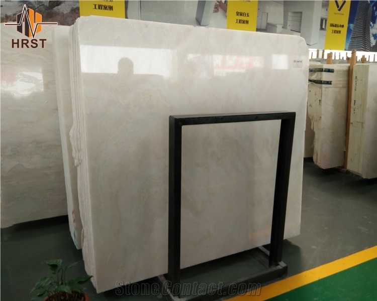 Polished Mystery/Bianco Rhino White Marble Slab