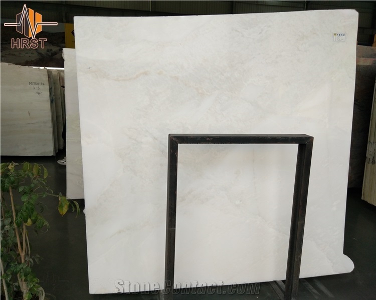 Polished Mystery/Bianco Rhino White Marble Slab