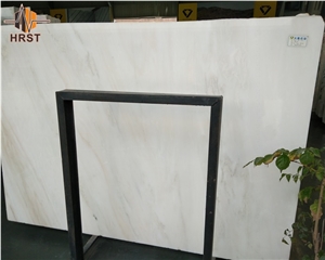 Polished Mystery/Bianco Rhino White Marble Slab
