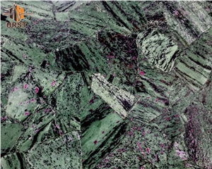 Precious Stone Green Emerald Translucent Slab