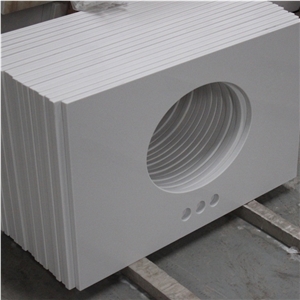 Pure White Quartz Bath Tops