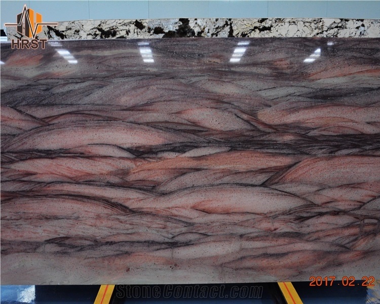 Red Colinas Granite Kitchen Countertop