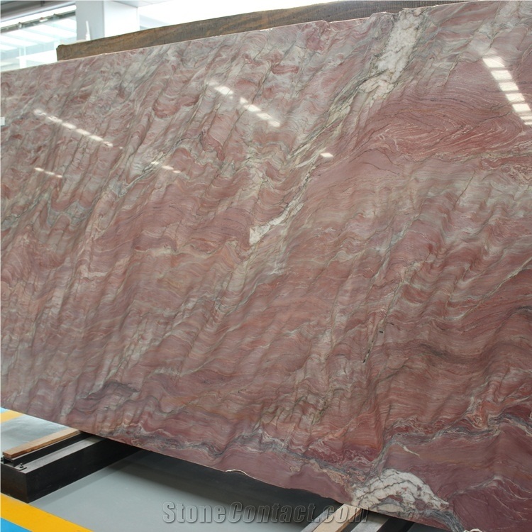 Red Fusion Mirage Quartzite Slabs