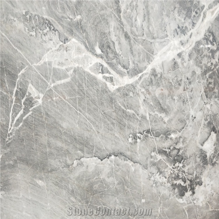 Romantic Grey Marble Slab