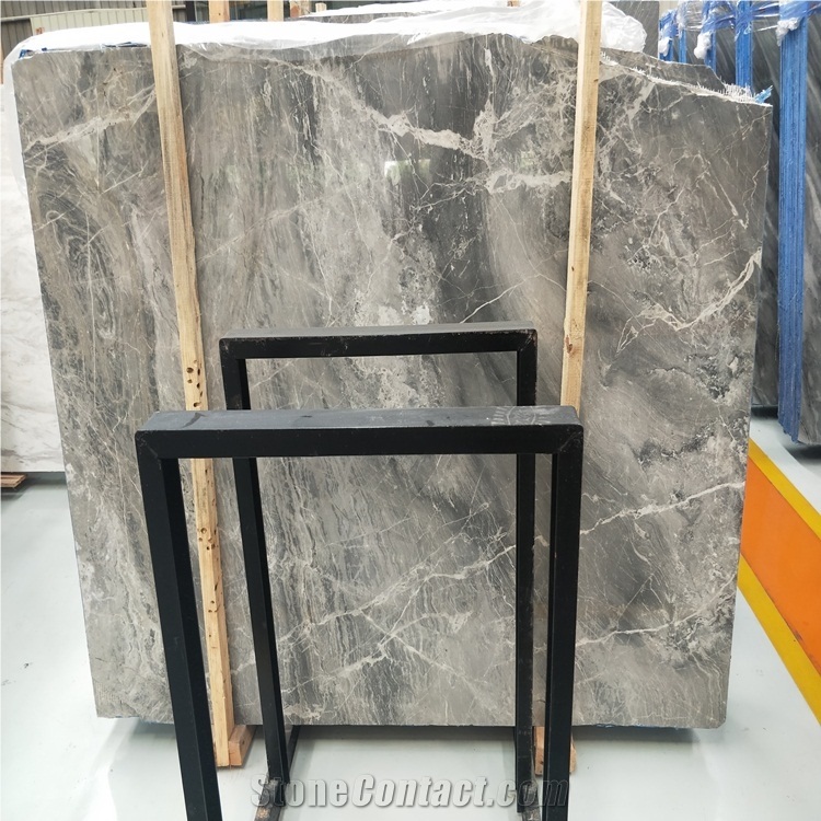 Romantic Grey Marble Slab