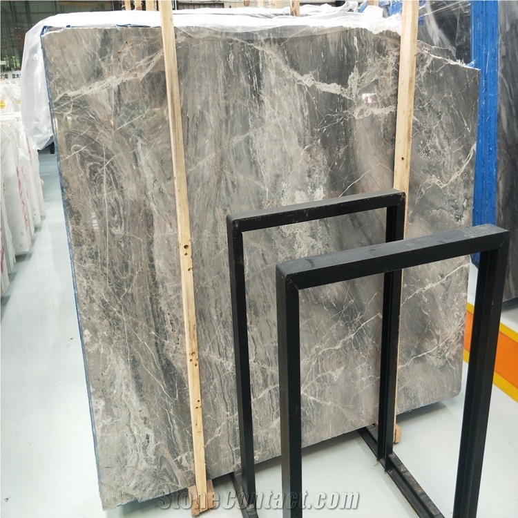 Romantic Grey Marble Slab