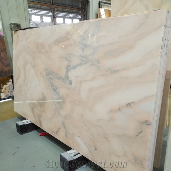 Rosa Lagoa Marble Slab