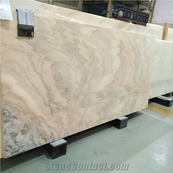 Rosa Lagoa Marble Slab