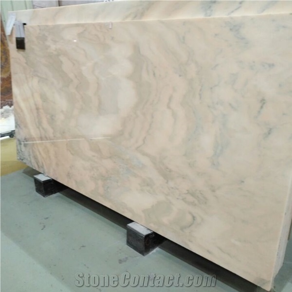 Rosa Lagoa Marble Slab