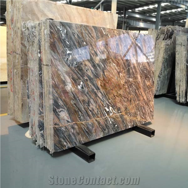 Rosso Luana Marble Slab