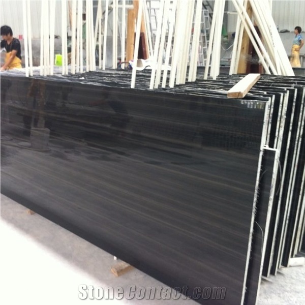 Royal Black Marble Slab
