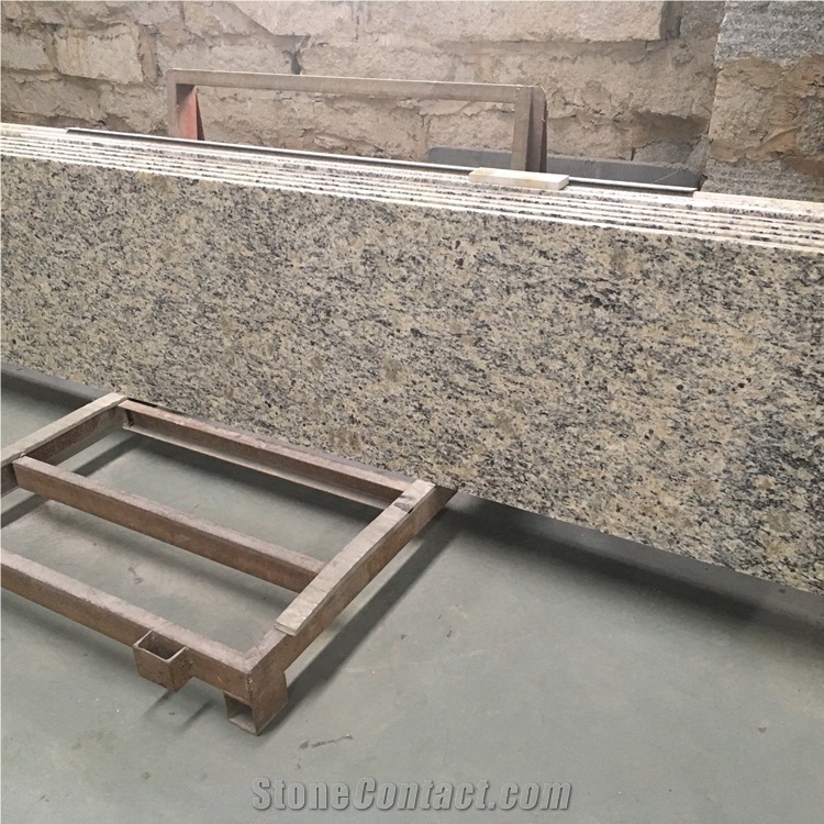 Santa Cecilia Light Granite Kitchen Counter Tops
