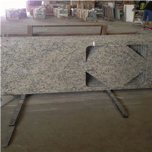 Santa Cecilia Light Granite Kitchen Counter Tops