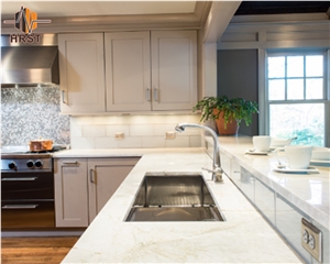 Sea Pearl Quartzite Countertops Design