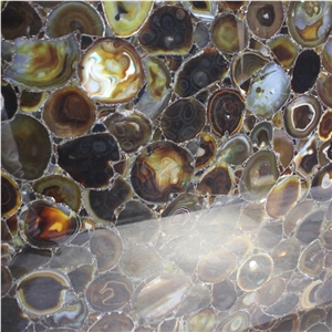 Slab 20mm Thickness Coffee Agate Stone Slab Slab 20mm Thickness Coffee Agate Stone Slab