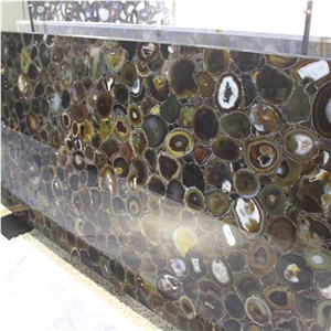 Slab 20mm Thickness Coffee Agate Stone Slab
