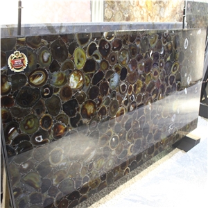 Slab 20mm Thickness Coffee Agate Stone Slab
