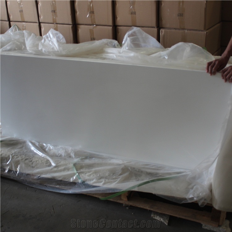 Snow White Quartz Countertops