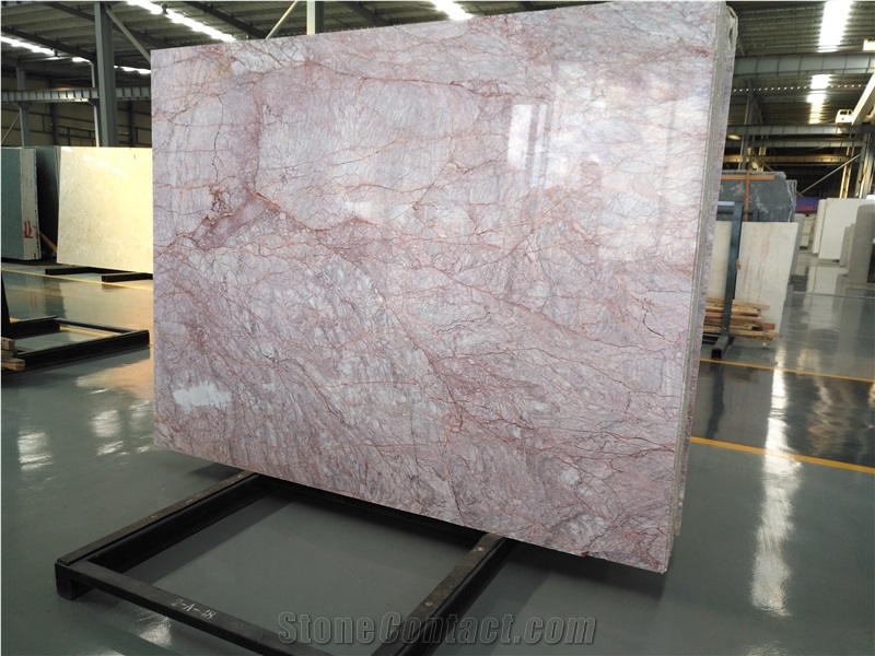 Spider Pink Marble Slab