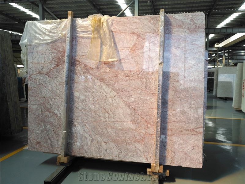 Spider Pink Marble Slab