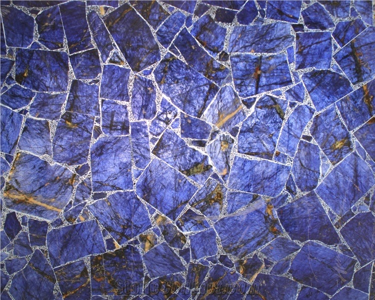 Transparent Gemstone Blue Slab Price