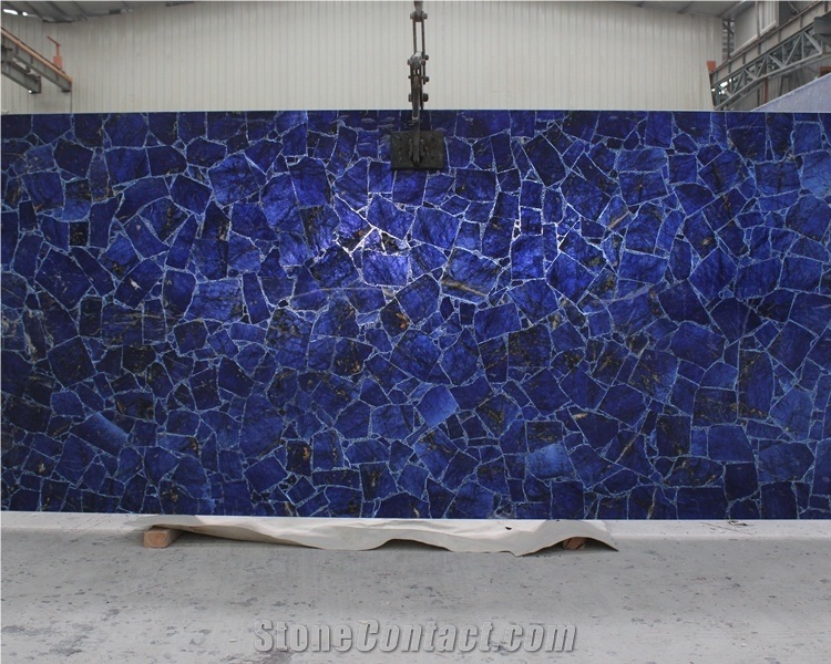 Transparent Gemstone Blue Slab Price