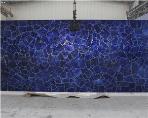 Transparent Gemstone Blue Slab Price