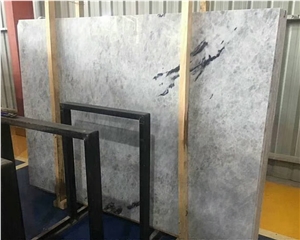 Transparent Natural Stone Blue Ice Onyx Slab