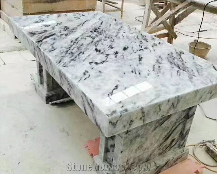 Transparent Natural Stone Blue Ice Onyx Slab