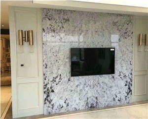Transparent Natural Stone Blue Ice Onyx Slab