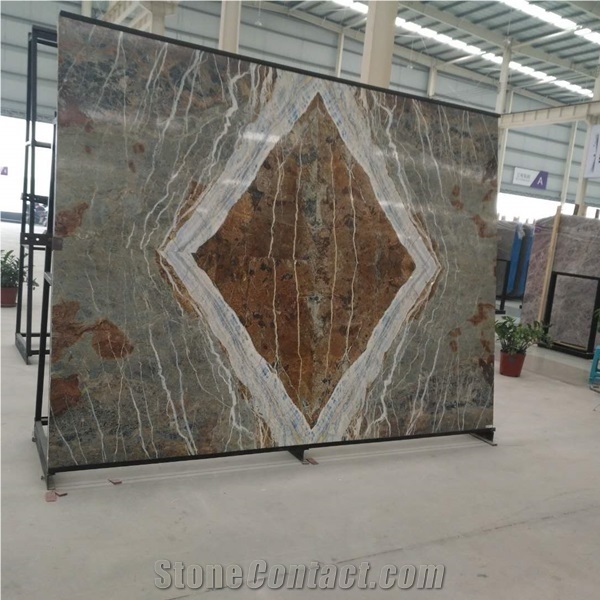 Turkey Azul Orientale Quartizte Slab