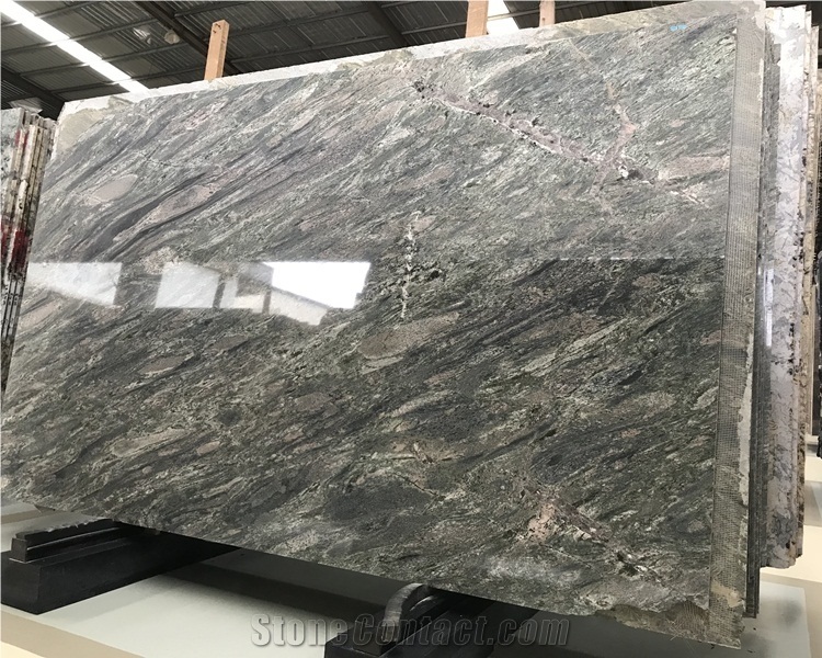 Verde Imperial Granite Slabs