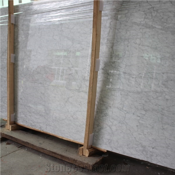 White Bianco Gioia Marble Slab