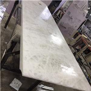 White Crystal Quartzite Slab White Crystal Quartzite Slab