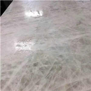 White Crystal Quartzite Slab