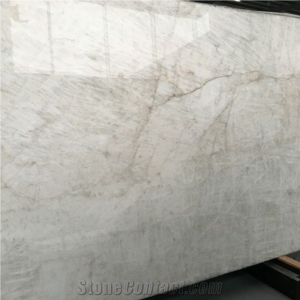 White Crystal Quartzite Slab
