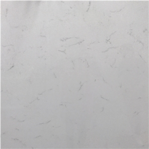 White Grey Veins Artificial Quartz Slabs