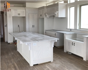 White Macaubas Quartzite Countertop