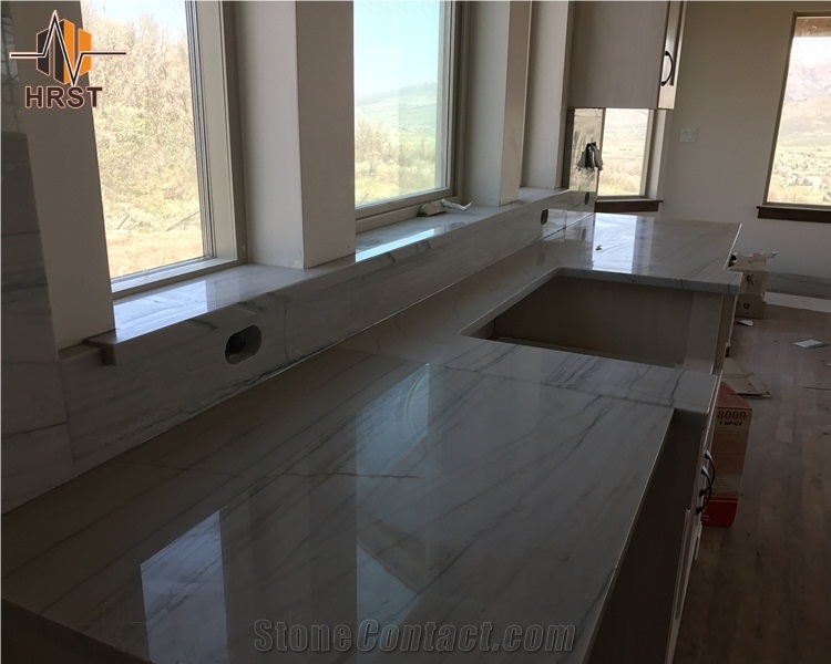 White Macaubas Quartzite Countertop