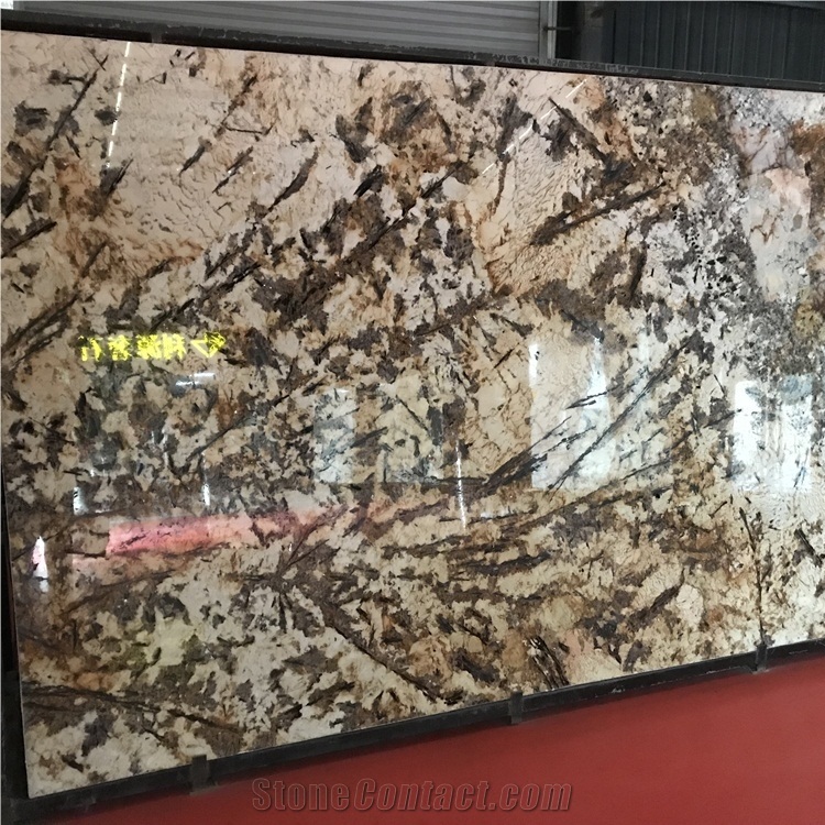 Yellow Splendor Granite Slabs