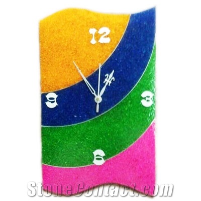 Beautiful Stone Chips Wall Watch
