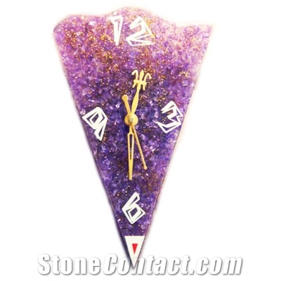 Beautiful Stone Chips Wall Watch