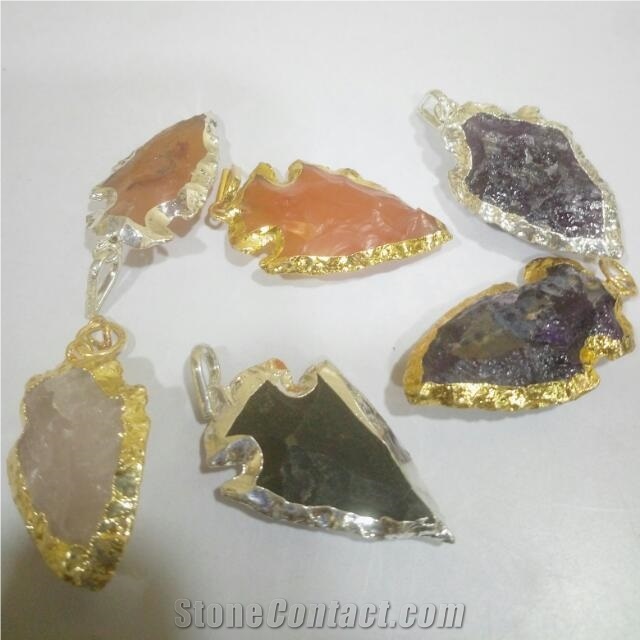 Indian Fancy Arrowheads Agate Hand-Made